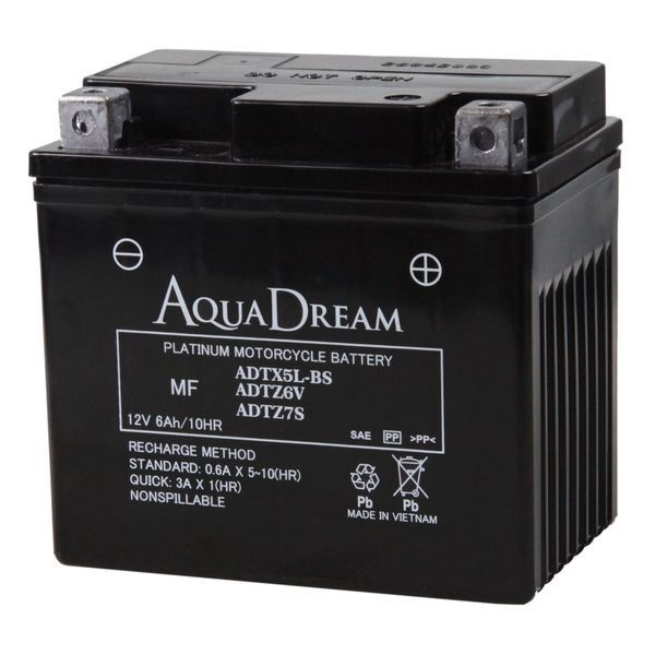  AQUA DREAM AQUA DREAM AD-ADTX5L6V7S バイク用バッテリー PLATINUM Motorcycle Battery メーカー直送 代引不可 北海道沖縄離島不可