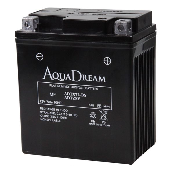  AQUA DREAM AQUA DREAM AD-ADTX7L/Z8V バイク用バッテリー PLATINUM Motorcycle Battery メーカー直送 代引不可 北海道沖縄離島不可