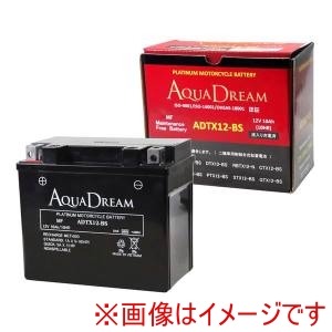 AQUA DREAM AQUA DREAM AD-ADTX12-BS バイク用バッテリー PLATINUM Motorcycle Battery メーカー直送 代引不可 北海道沖縄離島不可
