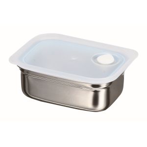 パール金属 パール金属 シールドロック ステンレス製 バルブ付保存容器 430ml HB-5048