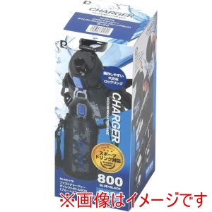パール金属 パール金属 HC-179 ファストチャージャー ダイレクトボトル800 ブルー×ブラック ポーチ付