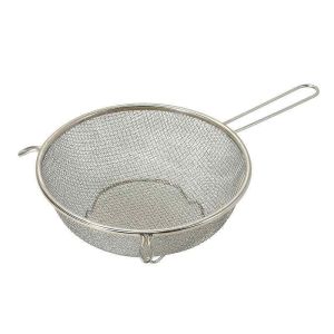パール金属 パール金属 ベーシスライン ステンレス製ダブルメッシュストレーナーザル 21cm HC-0411