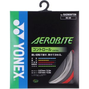 ヨネックス YONEX ヨネックス エアロバイト 0.61mm ホワイト レッド BGAB 114 YONEX