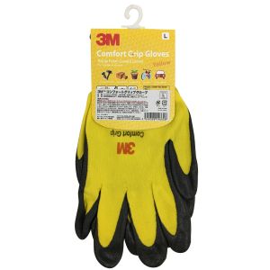 スリーエム 3M スリーエム 3M GLOVE YEL L 一般作業用コンフォートグリップグローブ イエロー Lサイズ