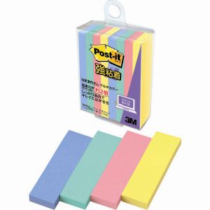 スリーエム 3M スリーエム 3M 700SS-MC-3 ポスト イット 強粘着見出しマルチカラー3