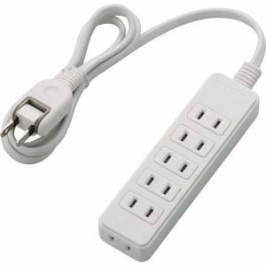 エレコム ELECOM エレコム ELECOM 6個口 スイングプラグタップ 1m ホワイト T-S02N-2610WH