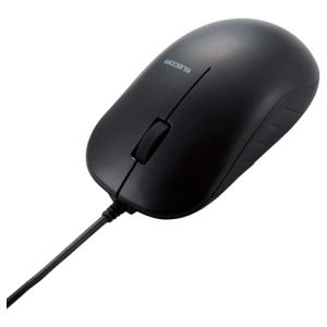 エレコム ELECOM エレコム M-K7UBBK/RS 有線3ボタンBlueLEDマウス