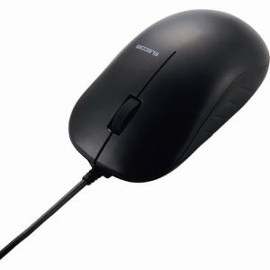 エレコム ELECOM エレコム M-K7URBK/RS 有線3ボタン赤色LEDマウス