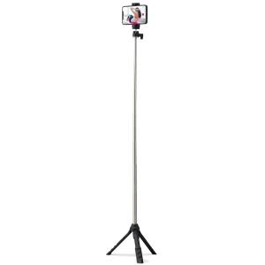 ELECOM エレコム エレコム P-STSRSMBK スマートフォン用三脚 自撮り棒 2way 最大950mm アクセサリーシュー付 ブラック