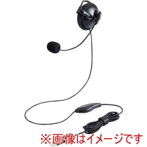 エレコム ELECOM エレコム HS-EH01UBK 有線ヘッドセット 耳掛け型 USB 左耳 ブラック