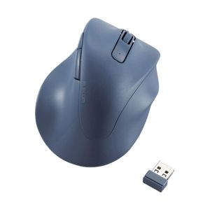 エレコム ELECOM エレコム M-XGM30DBSKBU マウス EX-G 2023年モデル 右手専用 Mサイズ 無線2.4GHz 5ボタン 抗菌仕様 静音設計 ブルー
