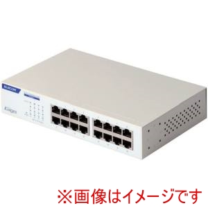 エレコム ELECOM エレコム EHC-G16MN2-HW Giga対応スイッチングHub 16ポート 金属筐体 電源内蔵モデル ホワイト