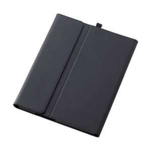 エレコム ELECOM エレコム TB-MSP9PLF2BK Surface Pro9/ソフトレザーケース/フリーアングル/タッチペン収納/キーボード対応/ブラック