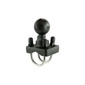 ラムマウント RAM MOUNTS ラムマウント RAM-235U ダブルU字クランプベース ステンレスボルト φ25.4-31.75mm対応 1.5インチボール RAM MOUNTS