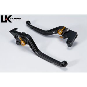 ユーカナヤ U-KANAYA U-KANAYA HO099-110-0111 レバーセット STD/ロング BK/TI (ツヤケシ) CBR250RR 17 (MC51)