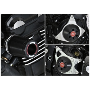 アグラス AGRAS アグラス 342-400-011B Rスライダー 4点SET φ50 BLK フレーム/ジェネレターA/クラッチA Z900RS 18 AGRAS