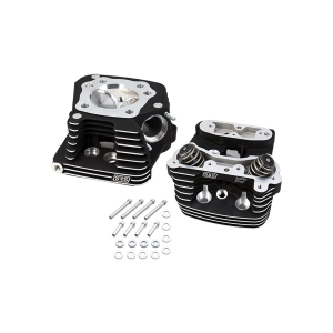 S＆S S＆S 90-1504 スーパーストック シリンダーヘッドW.BLK BT 84-99
