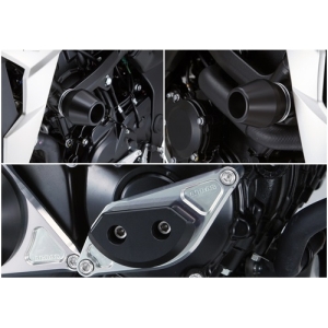 アグラス AGRAS アグラス 342-306-005B R S3点 フレームφ60+右 BLK GSX-S750 17- AGRAS