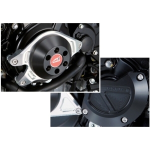 アグラス AGRAS アグラス 342-306-009 R SケースカバーSETクランク+ジェネC白 GSX-S750 17- AGRAS
