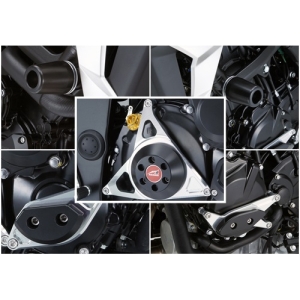 アグラス AGRAS アグラス 342-306-024B フレームφ50 右 ジェネA クラッチ 黒 BLK R/S 5点 GSX-S750 17- AGRAS
