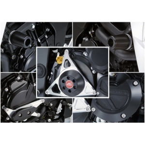 アグラス AGRAS アグラス 342-306-030X フレームφ50ロゴ クランク ジェネA クラッチWHT R/S 5点 GSX-S750 17- AGRAS