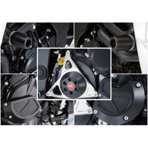 アグラス AGRAS アグラス 342-306-031X フレームφ50ロゴ クランク ジェネB クラッチWHT R/S 5点 GSX-S750 17- AGRAS