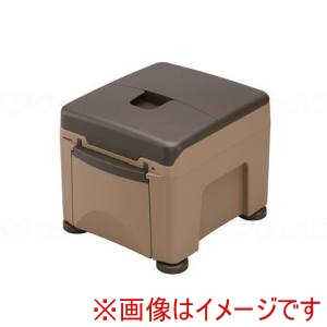 パナソニックエイジフリー パナソニックエイジフリー PN-L30401BR ポータブルトイレ ラフィーネキューブ ブラウン プラスチック便座 メーカー直送 代引不可 北海道沖縄離島不可