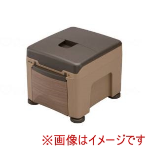 パナソニックエイジフリー パナソニックエイジフリー PN-L30401CH ポータブルトイレ ラフィーネキューブ 木目 プラスチック便座 メーカー直送 代引不可 北海道沖縄離島不可