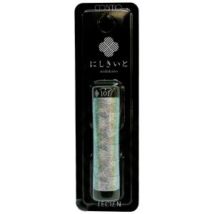 ルシアン LECIEN cosmo ルシアン にしきいと ラメ 発泡水 たすき撚り 刺しゅう糸 20m巻 Col.101 硝子 ガラス No.77 CS77-101 cosmo