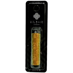 ルシアン LECIEN cosmo ルシアン にしきいと ラメ 発泡水 たすき撚り 刺しゅう糸 20m巻 Col.106 麦酒 ビール No.77 CS77-106 cosmo