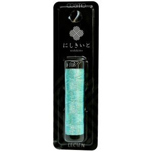 ルシアン LECIEN cosmo ルシアン にしきいと ラメ 発泡水 たすき撚り 刺しゅう糸 20m巻 Col.108 薄荷 はっか No.77 CS77-108 cosmo