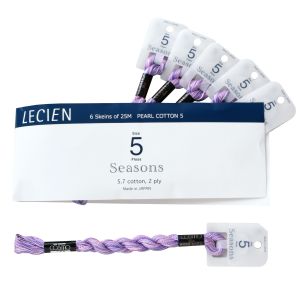 ルシアン LECIEN　cosmo ルシアン 手芸家 洋輔さんとコラボ グラデーション Seasons5番 刺しゅう糸 1本入 No.103 3月のすみれCS5S-103 cosmo