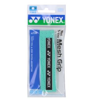 ヨネックス YONEX ヨネックス テニス ウェットスーパーメッシュグリップ 1本入り AC138 グリーン 003