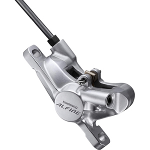 シマノ SHIMANO シマノ EBRS7000MPRXS ディスクブレーキ BR-S7000 レジンパッド G03S フィン付 ハイドローリック シルバー SHIMANO