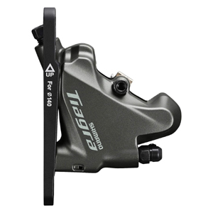 シマノ SHIMANO シマノ IBR4770F6RF ディスクブレーキ BR-4770-F フロント用 レジンパッド L03A フィン付 フラットマウント SHIMANO