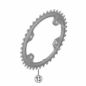 シマノ SHIMANO シマノ SHIMANO Y0JP98020 FC-RX810 チェーンリング 42T