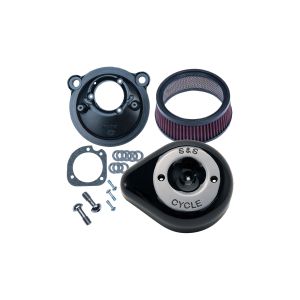 S＆S S＆S 170-0527B ステルス エアクリーナーキット ティアドロップ グロスブラック スポーツスター 07-22