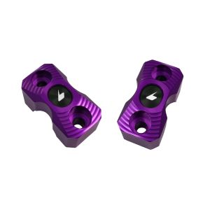 バイカーズ BIKERS バイカーズ K0178-PUR レバーホルダークランプ 2個 パープル ZX-25R 20-24 ZX-4R 23-24 Ninja650 17-22