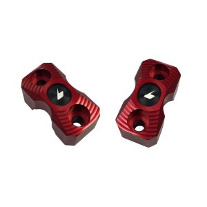 バイカーズ BIKERS バイカーズ K0178-RED レバーホルダークランプ 2個 レッド ZX-25R 20-24 ZX-4R 23-24 Ninja650 17-22