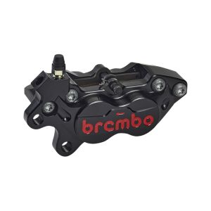 ブレンボ ブレンボ 20.4756.57 P4-40RB アキシャル CNC 4P キャリパー ブラックアルマイト レッドロゴ 左 アルミピストン φ30/34 取付ピッチ:40mm