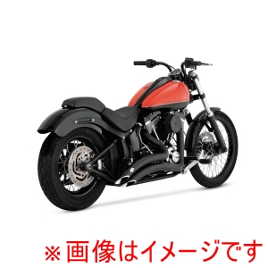 バンスアンドハインズ バンスアンドハインズ 1800-2570 BigRadius 2-2 PCX ビッグラディウス ブラック マフラー SOFTAIL 86-17