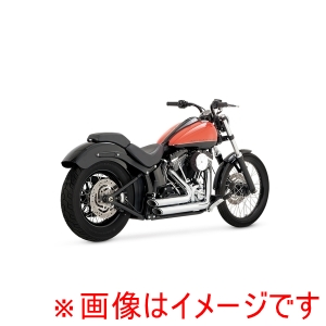バンスアンドハインズ バンスアンドハインズ 1800-2597 ShortShots Staggered PCX ショートショットスタッガード クローム マフラー SOFTAIL 12-17