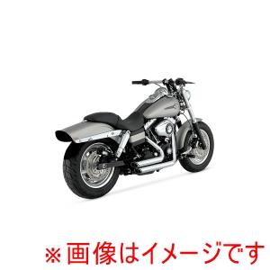バンスアンドハインズ バンスアンドハインズ 1800-2601 ShortShots Staggered PCX ショートショットスタッガード クローム マフラー DYNA 06-11