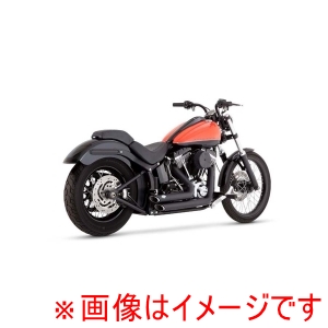 バンスアンドハインズ バンスアンドハインズ 1800-2598 ShortShots Staggered PCX ショートショットスタッガード ブラック マフラー SOFTAIL 12-17