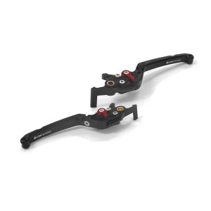 バイカーズ BIKERS バイカーズ H1010-BLK レバーセット 可倒式 フラットタイプ ブラック PCX 21-24 PCX160 21-24 ADV160 23-24