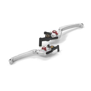 バイカーズ BIKERS バイカーズ H1010-SLV レバーセット 可倒式 フラットタイプ シルバー PCX 21-24 PCX160 21-24 ADV160 23-24