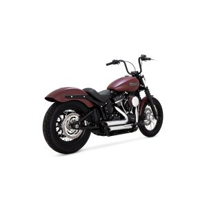 VanceHines VanceHines 1800-2596 ShortShots Staggered PCX ショートショットスタッガード クローム マフラー ソフテイル 18-22