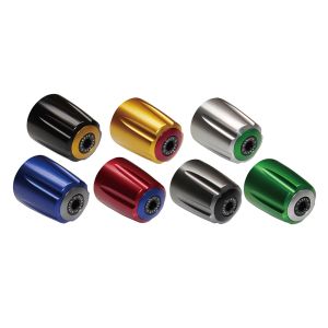 ユーカナヤ U-KANAYA U-KANAYA BEGVRDHO22 アルミビレットバーエンド グルーブ レッド/シルバー CBR250R MC41 CB250F MC43