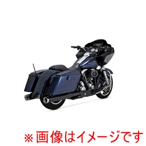 バンスアンドハインズ バンスアンドハインズ 46332 PowerDuals PCX パワーデュアルズ ヘッドパイプ ブラック マフラー TOURING/TRIKE 09-16