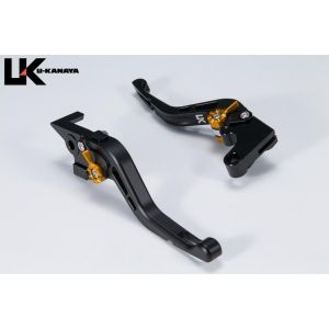ユーカナヤ U-KANAYA U-KANAYA HO115-042-0611 レバーセット GPタイプ/ショート BK/TI (ツヤケシ) CL250 (MC57)/CL500(PC68)